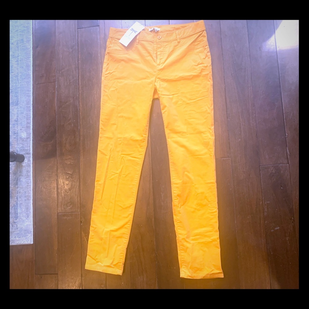 NWT Yellow micro wale corduroy jeans women’s 4